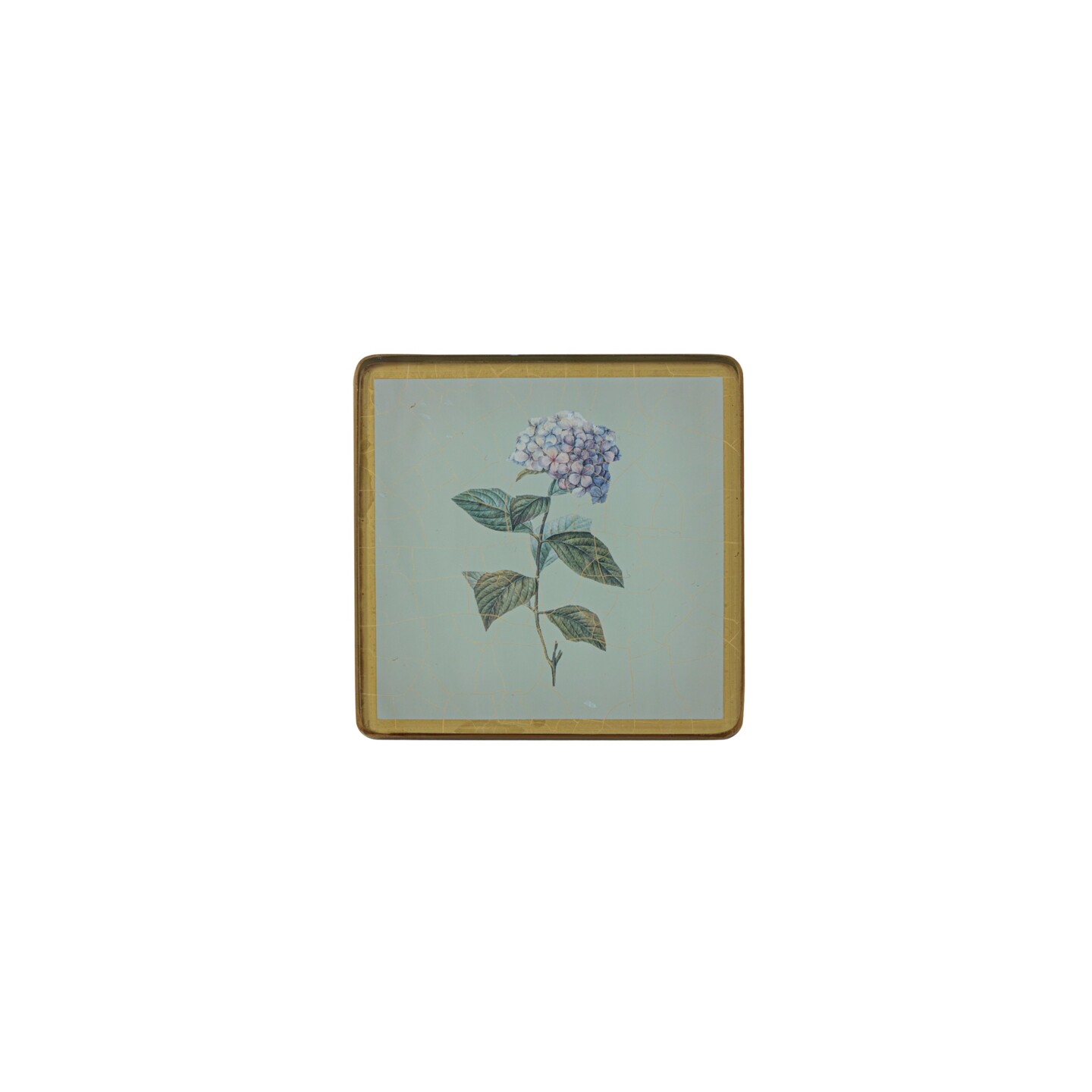Square Coasters, Summer Flowers on Celedon     £23